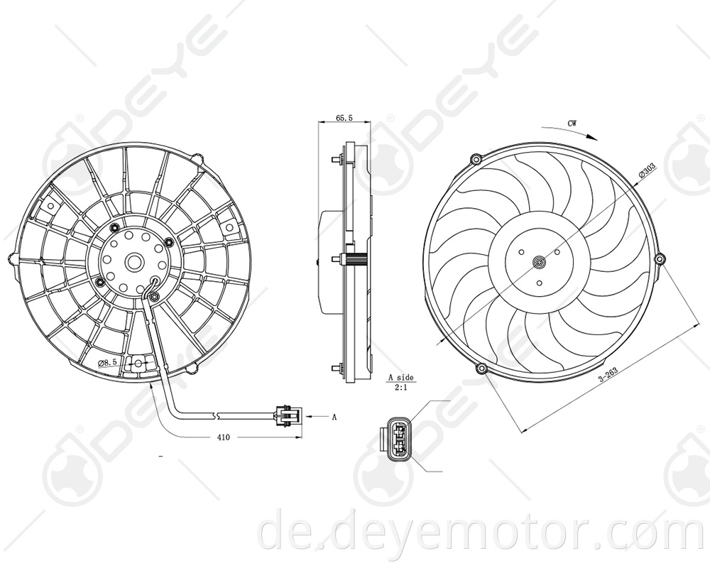 1845043 1845042 90511262 Kühlerlüfter für OPEL COMBO CORSA B ASTRA VECTRA TIGRA VAUXHALL CALIBRA